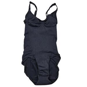 SKIMS WOMEN'S PUSH‑UP SCULPT BRIEF BODYSUIT SHAPEWEAR – WOMEN’S SMALL – ONYX